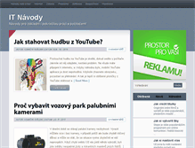 Tablet Screenshot of itnavody.cz